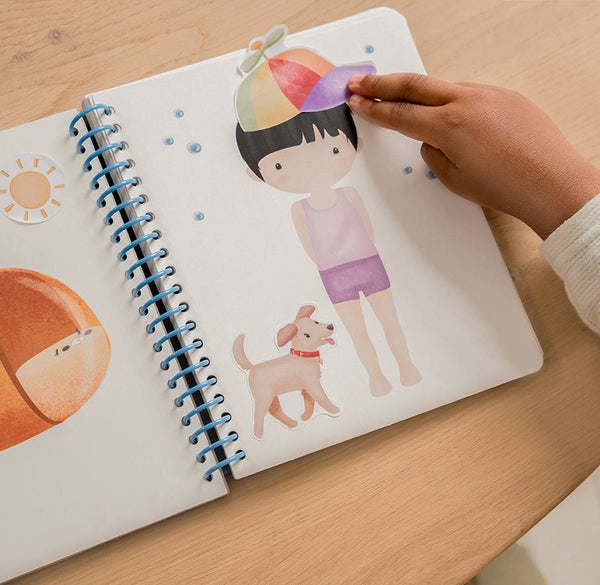 ספר ספר הלבשה ומדבקות – ג'ים והחברים