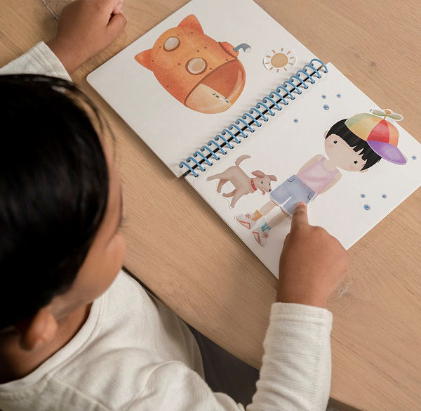 ספר ספר הלבשה ומדבקות – ג'ים והחברים