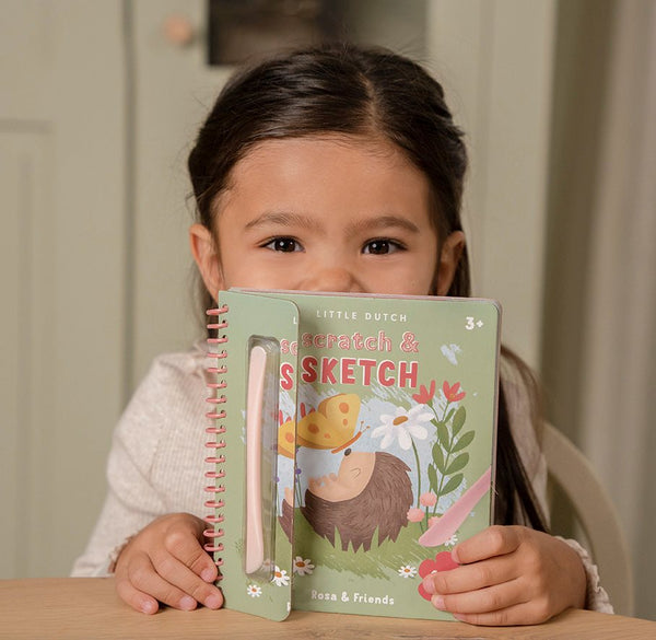 ספר ציור וגירוד – רוזה והחברים