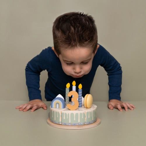צעצוע עוגת יום הולדת - צבע תכלת