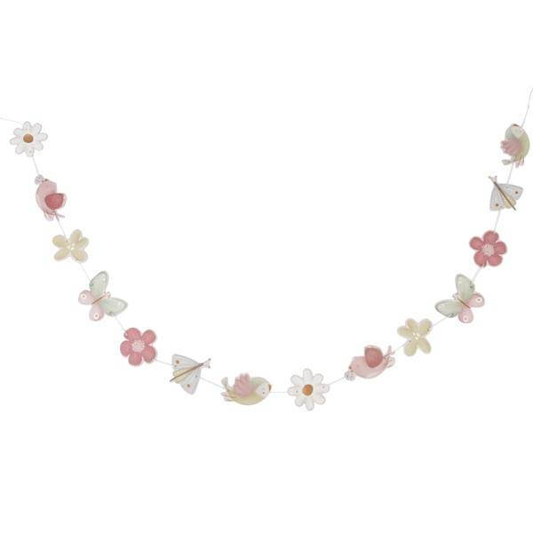 גרלנד – פרחים ופרפרים