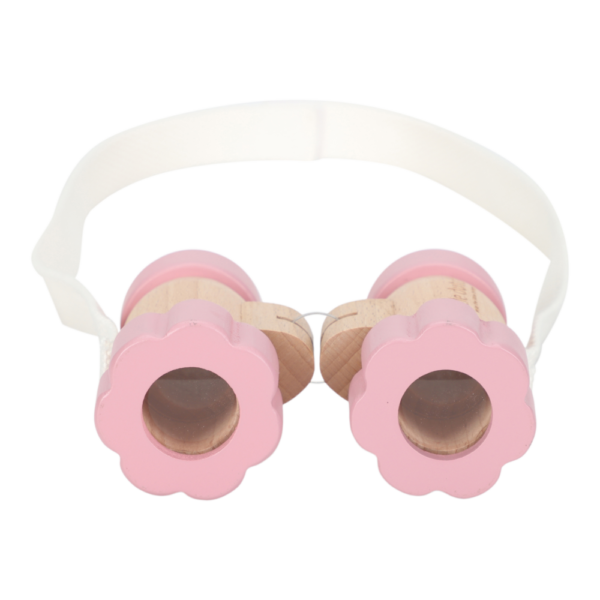 משקפת עץ – ורוד – גן פיות