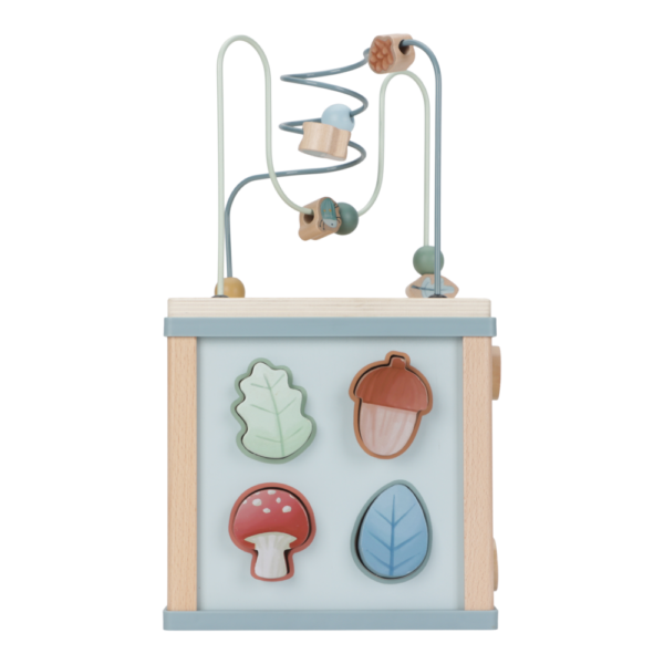 קוביית פעילות מעץ – חברי יער