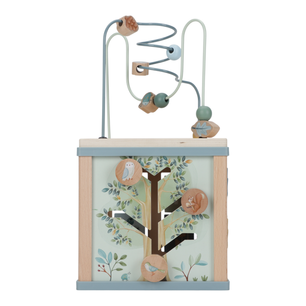 קוביית פעילות מעץ – חברי יער