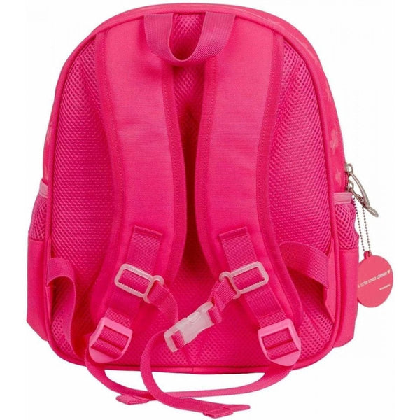 תיק גב ורוד עם פיה