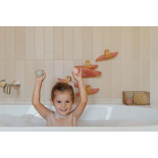 מסלול כדורי אמבטיה – צבע ורוד