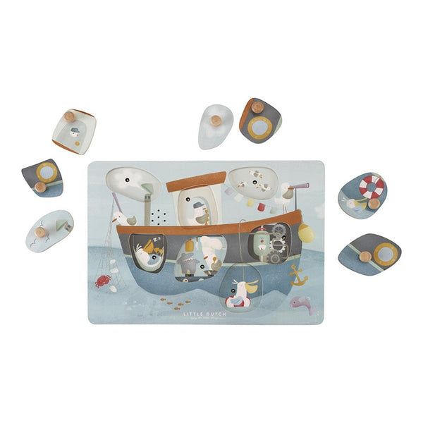 פאזל קולי מעץ- מפרץ המלחים