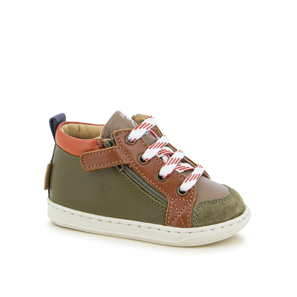 נעליים סגורות BOUBA BI ZIP KHAKI