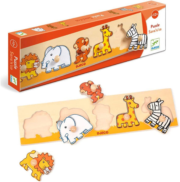 פאזל עץ קטן - ספארי