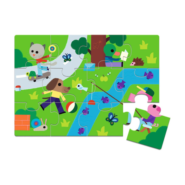 ערכת משחקים 5 באחד - בחווה