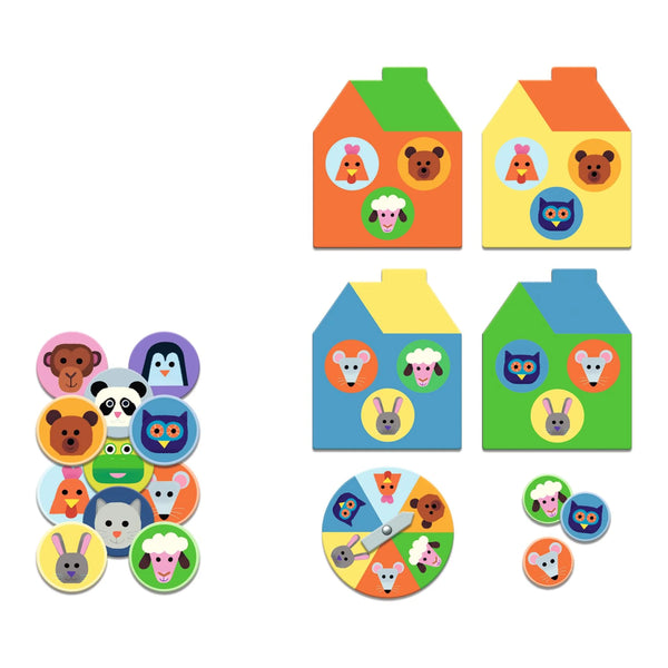 ערכת משחקים 5 באחד - בחווה