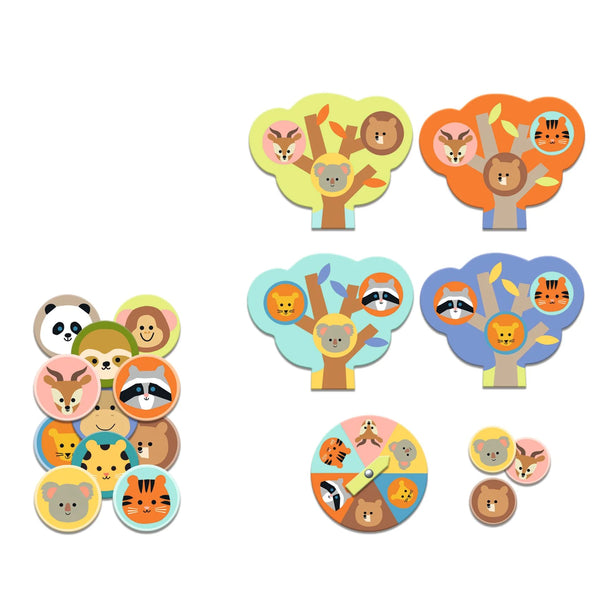 ערכת משחקים 5 באחד - בסוואנה