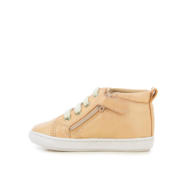 נעליים סגורות BOUBA ZIP LACE ABRICOT