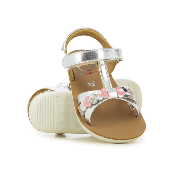 סנדלים GOA TRESSE LOVE SILVER