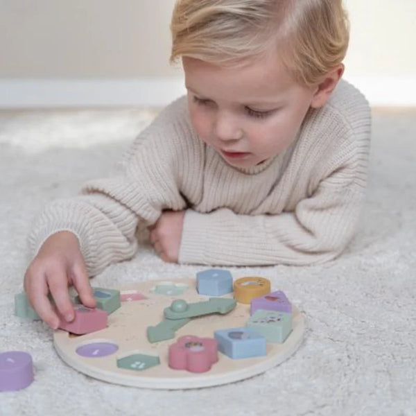 פאזל שעון עץ חינוכי