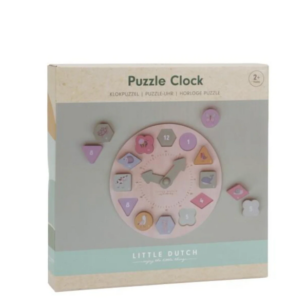 פאזל שעון עץ חינוכי