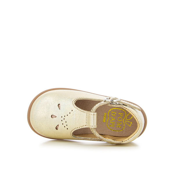 סנדלים STAND-UP SALOME PLATINE