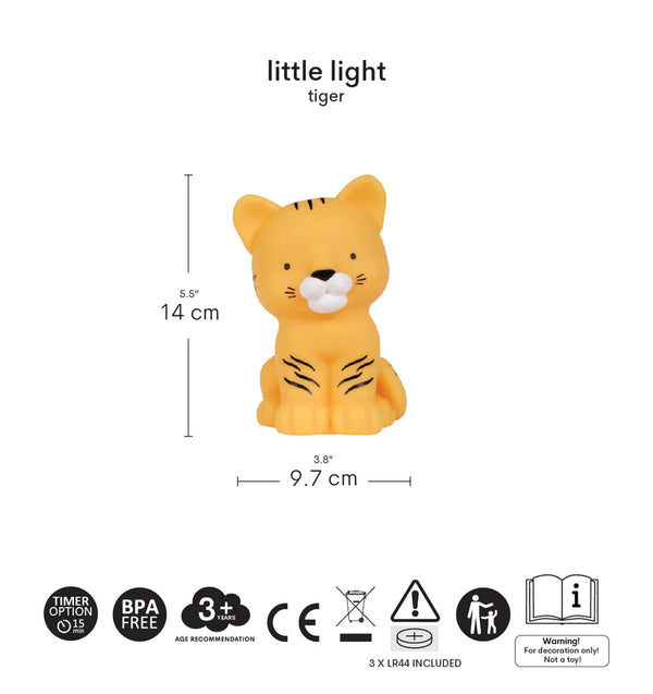 מנורת לילה קטנה – נמר