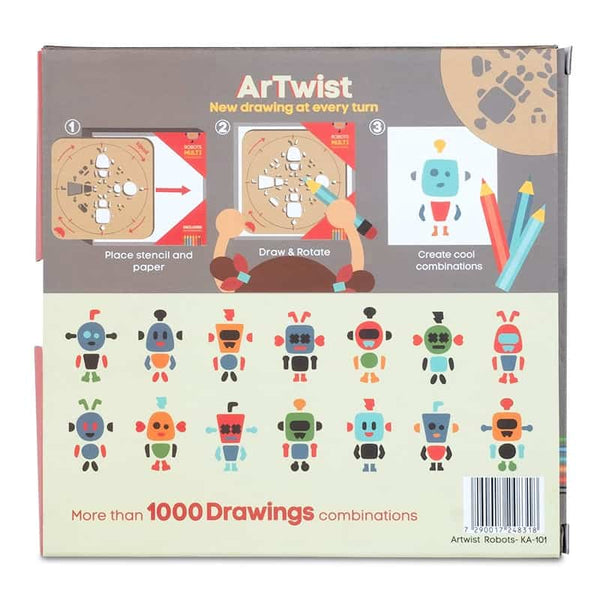 משחק יצירה ArTwist Robots