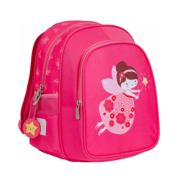 תיק גב ורוד עם פיה