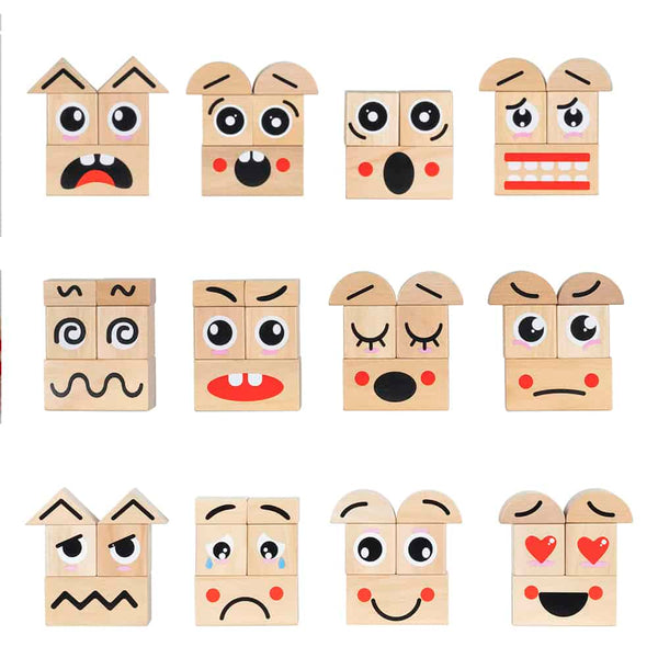 קוביות עץ – קוביות רגשות