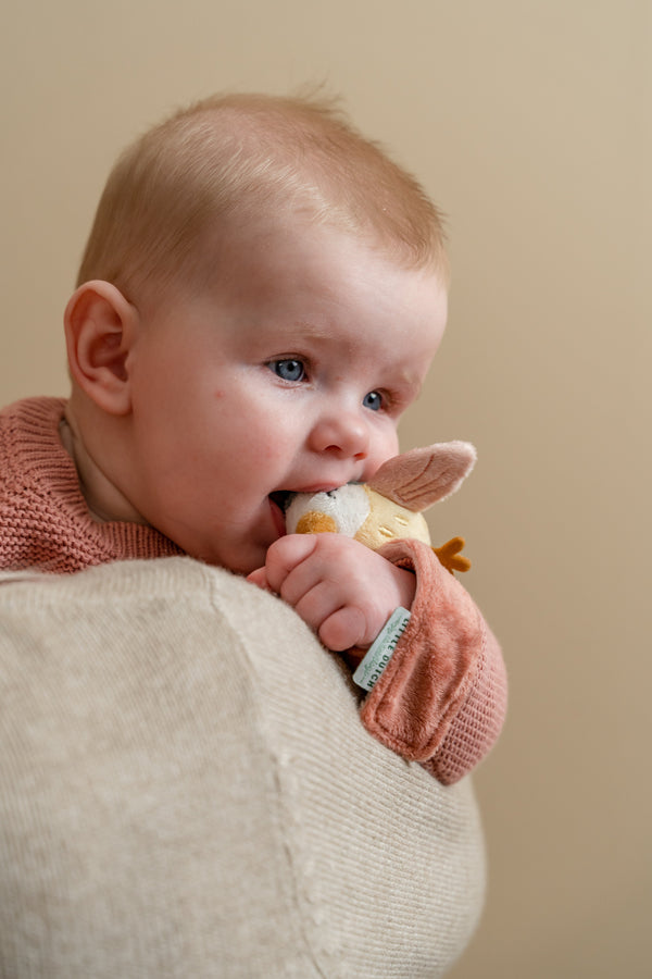 צמיד רעשן ציפורה FLOWERS AND BUTTERFLIES
