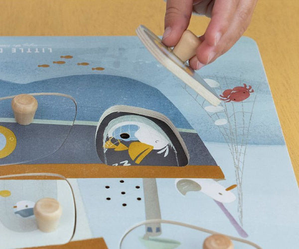 פאזל קולי מעץ- מפרץ המלחים