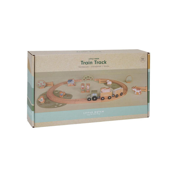 מסילת רכבת מעץ – חווה קטנה