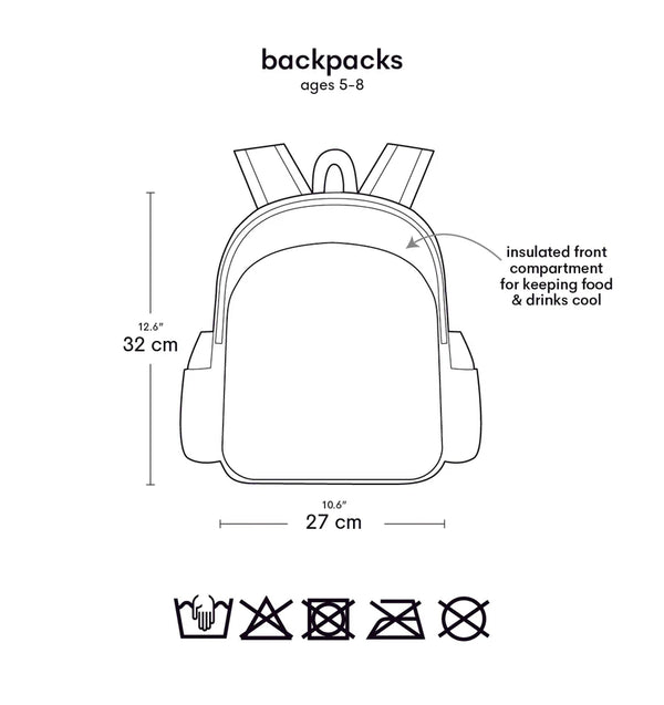 תיק גב ורוד עם פיה