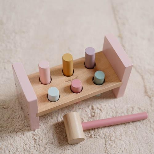 ספסל דפיקה עץ – Fairy Garden