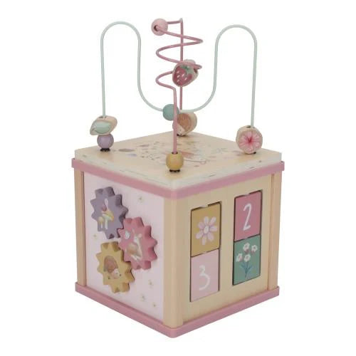 קוביית פעילות מעץ – גן פיות