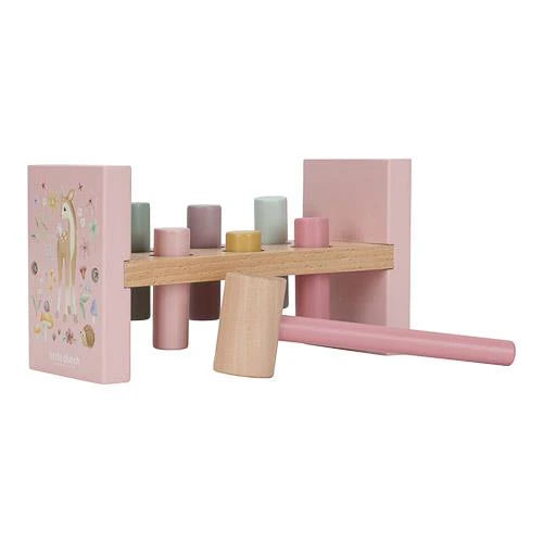 ספסל דפיקה עץ – Fairy Garden