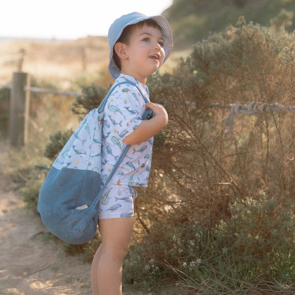 תיק חוף – כחול – Sea Life