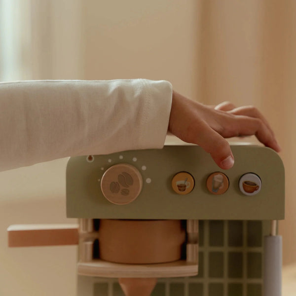 מכונת קפה מעץ