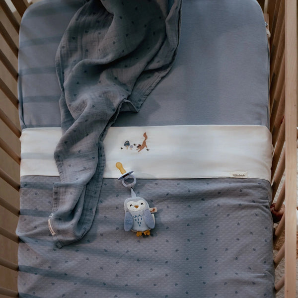 חיתול מוסלין 120X120 ס"מ – כחול – Essentials