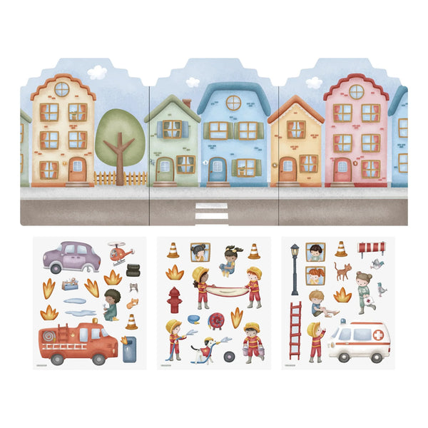 ספר מדבקות – Jim's Firestation