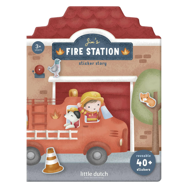 ספר מדבקות – Jim's Firestation