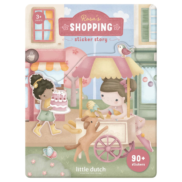 ספר מדבקות – Rosa's Shopping