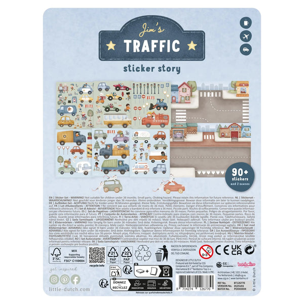 ספר מדבקות – Jim's Traffic