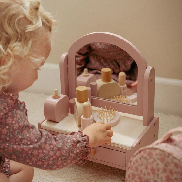 שולחן איפור מעץ