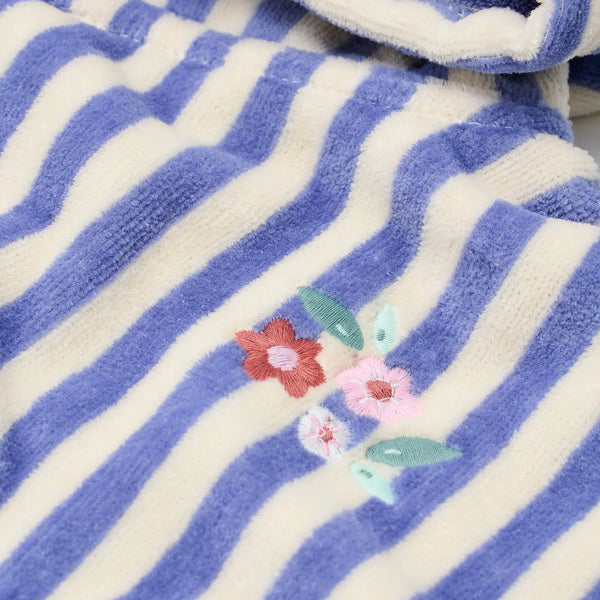 פונצ'ו מגבת DREAMY PURPLE STRIPE