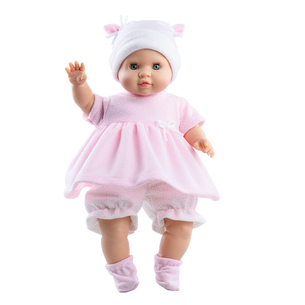 Baby doll pink and white