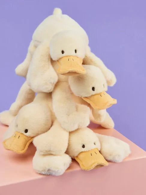 DEEDEE DUCK בובת ברווז צהוב רכה 33 ס”מ