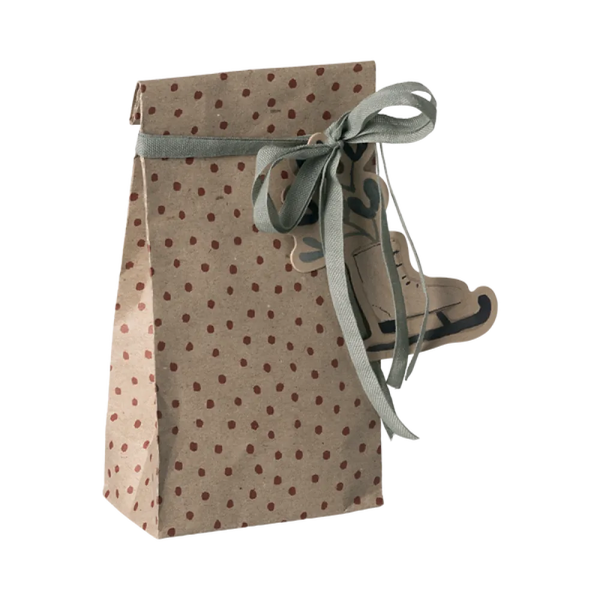 אריזת מתנה 10מ’ POLKA RED