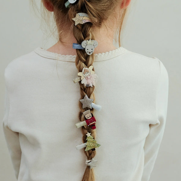 סט 8 מיני קליפסים לשיער - מפצח האגוזים