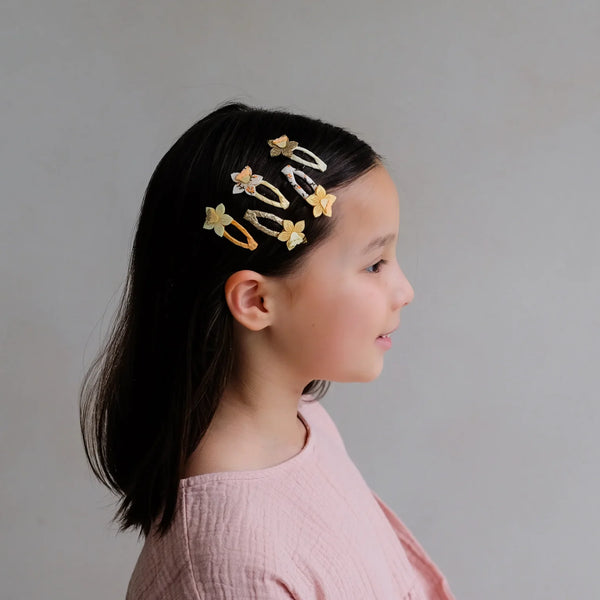 סט סיכות שיער מיני נרקיס