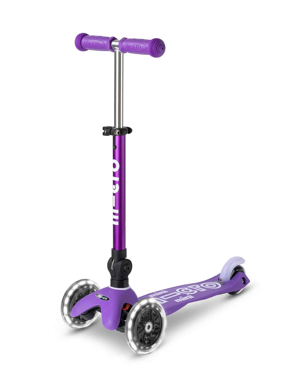 קורקינט מתקפל MINI MICRO DELUXE LED FOLDABLE PURPLE