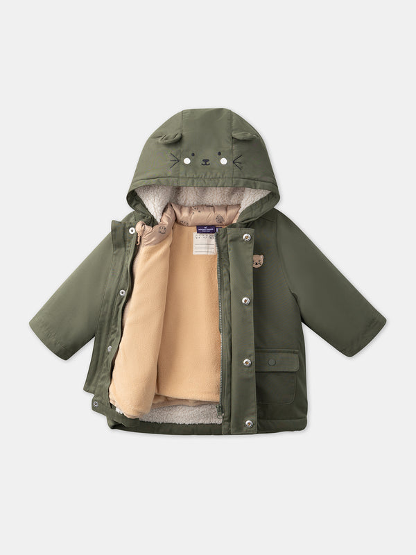 BABY BOY SET OF PARKA AND COAT LINATHAN