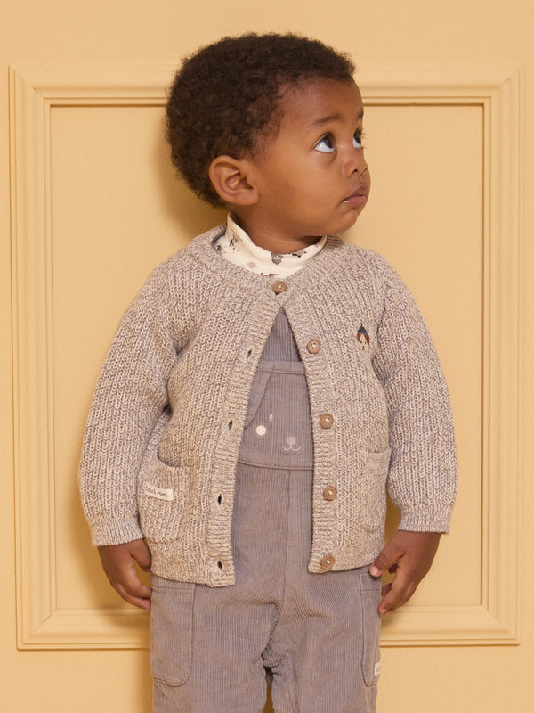 BABY BOY CARDIGAN LAOCTAVE