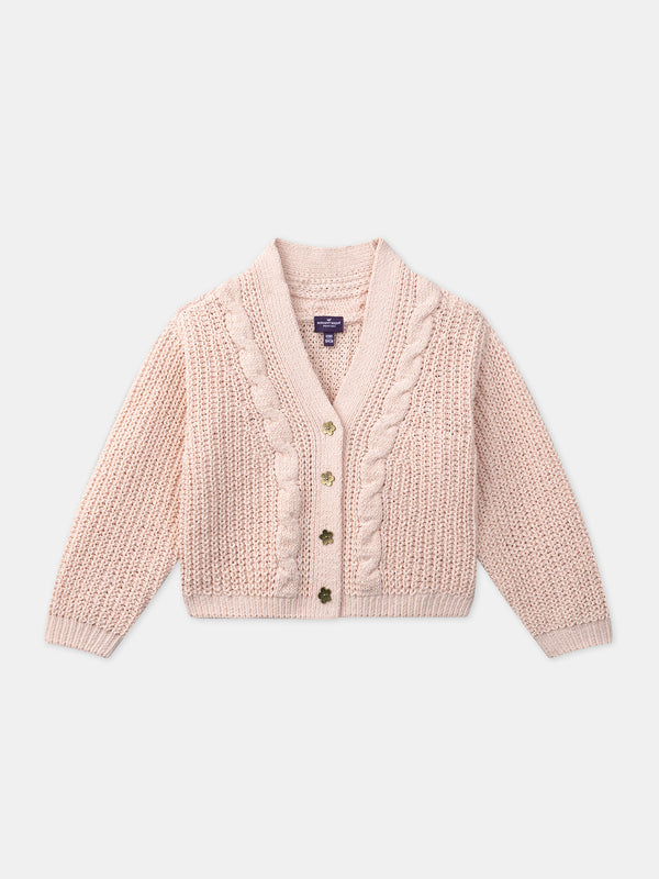 LITTLE GIRL CARDIGAN LICHENETTE